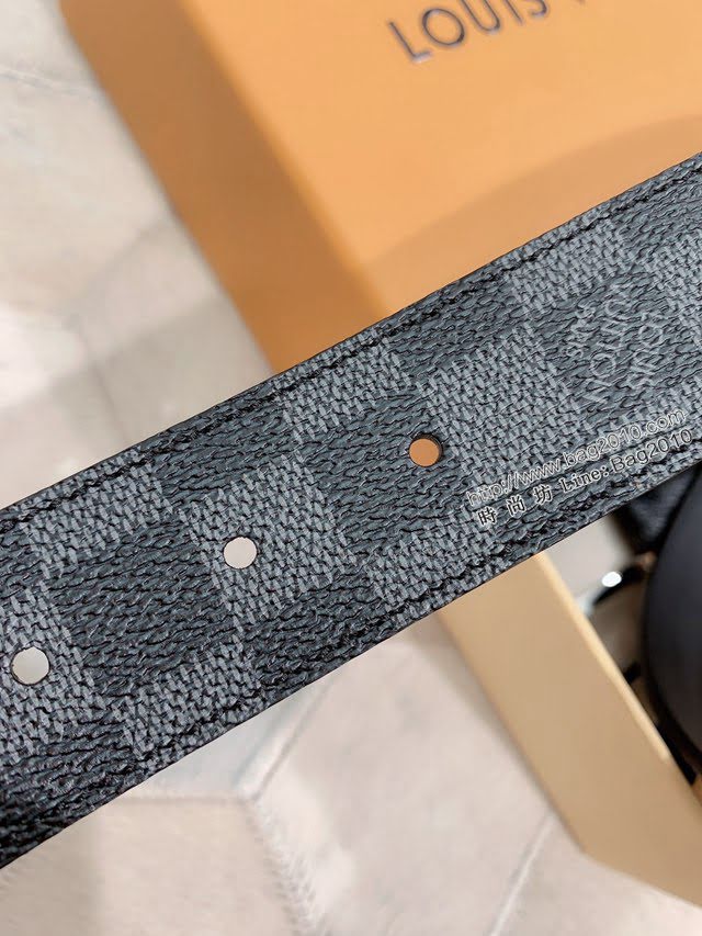 LV新款皮帶 路易威登高端男士腰帶 精緻手工繪邊  jjp1637